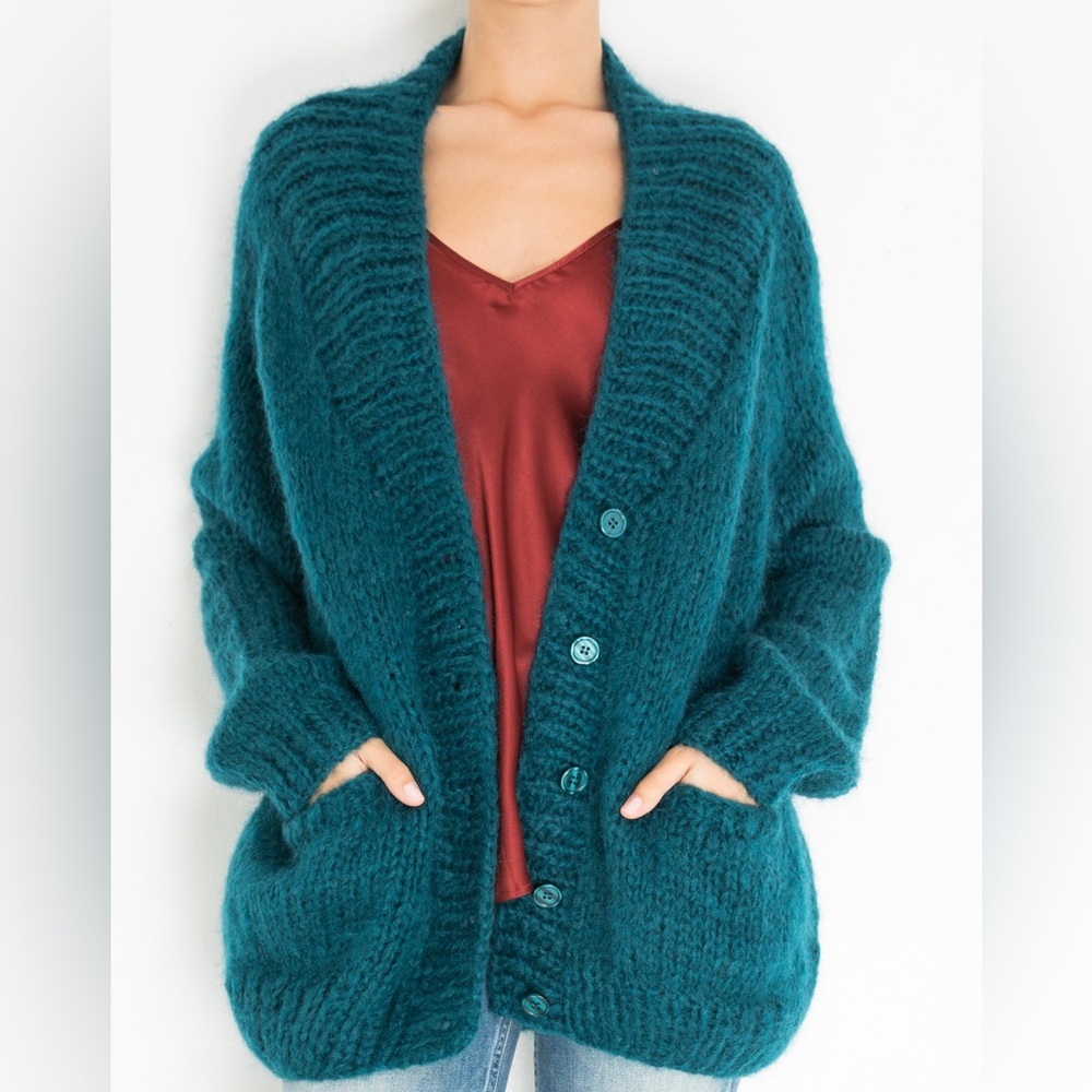 MES DEMOISELLES Jecko cozy mohair cardigan